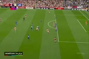 گل دوم آرسنال مقابل لیدز را ببینید + ویدئو