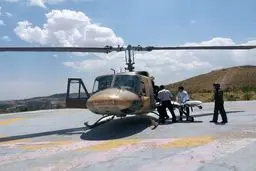 اعزام فوری بیماران بدحال تبریز با بالگرد امدادی