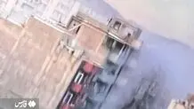 انفجار مهیب گاز خانگی در تبریز با  ۲ کشته / ویدئو

