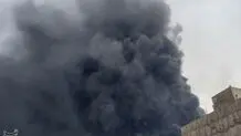 حریق در انبار باقرشهر ادامه دارد