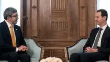 دیدار وزیر خارجه امارات با بشار اسد 
