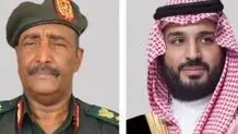 محمد بن سلمان و البرهان تلفنی گفت‌وگو کردند/ تأکید ریاض بر ثبات سودان