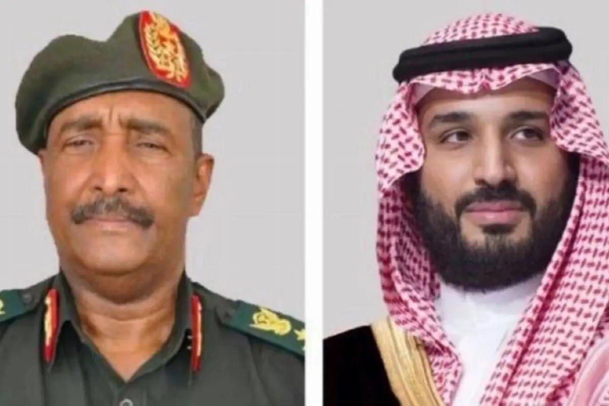 محمد بن سلمان و البرهان تلفنی گفت‌وگو کردند/ تأکید ریاض بر ثبات سودان