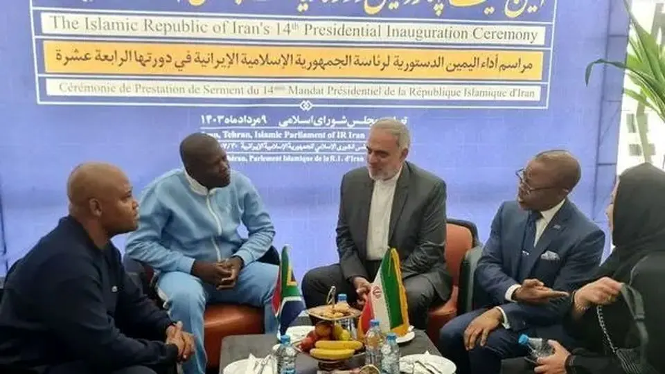 حضور وزیر امور خارجه آفریقای جنوبی در تهران