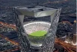 ورزشگاهی معلق در ارتفاع ۳۵۰ متری؛ اولین تصاویر پروژه شگفتانگیز نئوم!