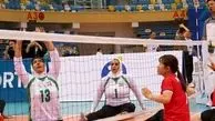 برتری زنان والیبال نشسته ایران مقابل قراقستان