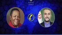 Iranian, South African FMs discuss Gaza