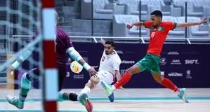 حضور فوتسال ایران در اولین بازی خود در جام ملت های آسیا 