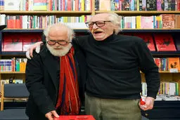 دو عکس خاص از محمود دولت‌ آبادی 