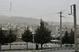 تداوم وزش باد و گرد و خاک در اردبیل 