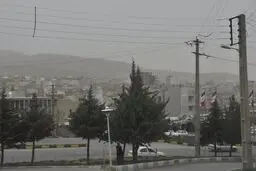 تداوم وزش باد و گرد و خاک در اردبیل 