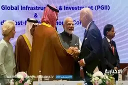 لحظه دیدار بایدن و بن سلمان/ ویدئو

