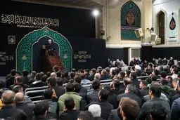 مراسم عزاداری شب شهادت حضرت زهرا(س) در حسینیه امام خمینی(ره)
