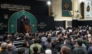 مراسم عزاداری شب شهادت حضرت زهرا(س) در حسینیه امام خمینی(ره)
