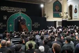 مراسم عزاداری شب شهادت حضرت زهرا(س) در حسینیه امام خمینی(ره)
