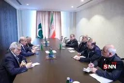پزشکیان با شهباز شریف دیدار کرد + عکس