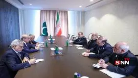 پزشکیان با شهباز شریف دیدار کرد + عکس