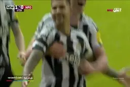 گل اول نیوکسل به ناتینگهام فارست را ببینید + ویدئو