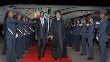 Iranian president arrives in Pretoria to attend BRICS summit