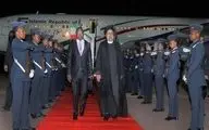 Iranian president arrives in Pretoria to attend BRICS summit