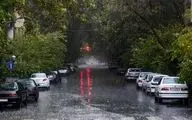 وزش باد شدید، خیزش گرد و خاک و بارش باران در تهران