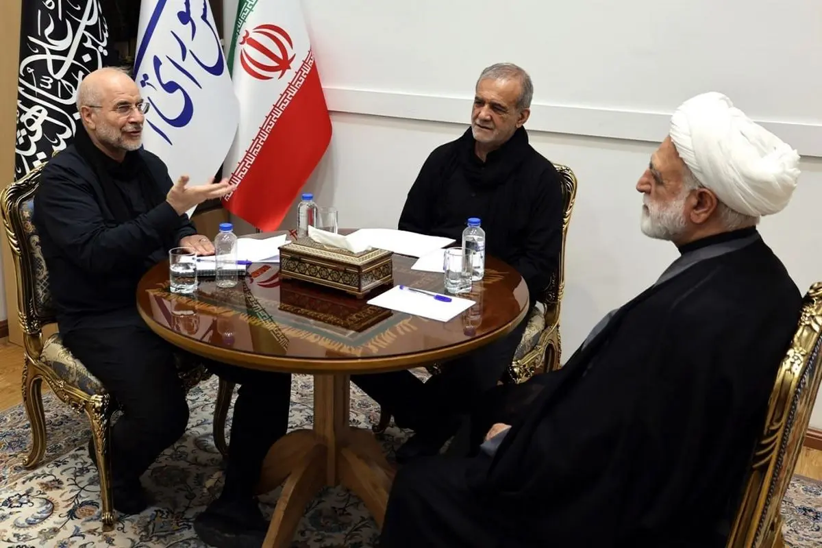 دو عکس خاص از نشت سران قوا