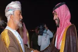 محمد بن سلمان به عمان رفت

