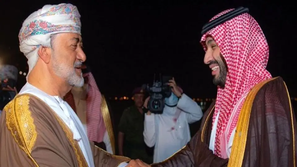 محمد بن سلمان به عمان رفت

