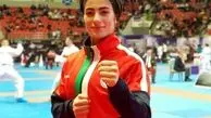 شادی دختر ایرانی پس از قهرمانی آسیا/ ویدئو

