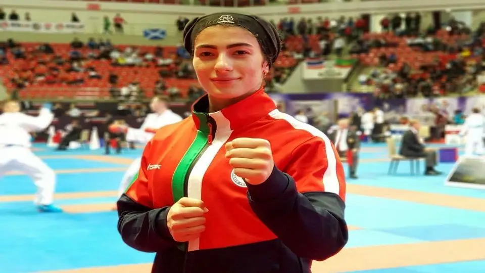 شادی دختر ایرانی پس از قهرمانی آسیا/ ویدئو

