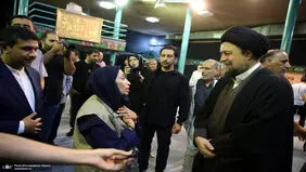 عکسی که جماران از حمیده چوبک و سیدحسن خمینی منتشر کرد
