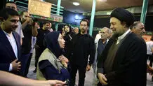 عکسی که جماران از حمیده چوبک و سیدحسن خمینی منتشر کرد
