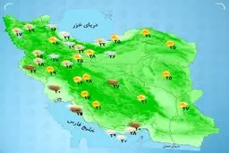 وضعیت آب و هوا، امروز ۱۵ خرداد ۱۴۰۲ / وزش باد شدید و گرد و خاک در بیشتر مناطق کشور

