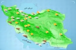 وضعیت آب و هوا، امروز ۱۵ خرداد ۱۴۰۲ / وزش باد شدید و گرد و خاک در بیشتر مناطق کشور


