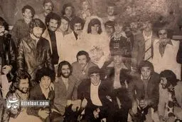 عکس روزنامه اطلاعات از عروسی منصورخان پورحیدری
