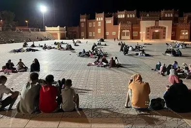 وضعیت مردم پس از زلزله در مراکش 