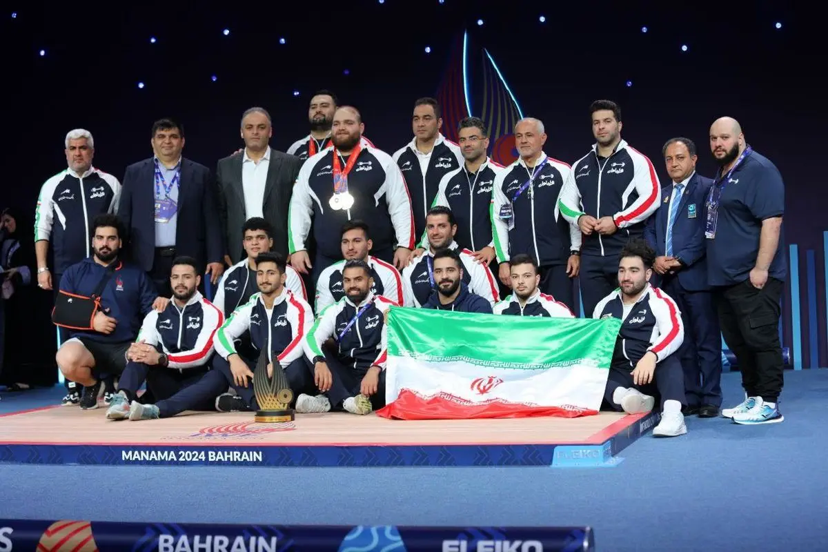 تیم ملی وزنه‌برداری ایران نایب‌قهرمان جهان شد
