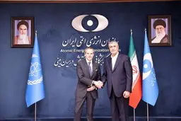 انتشار تصاویری از مذاکره گروسی و مسئولان ایرانی