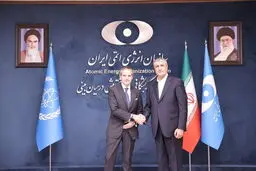 انتشار تصاویری از مذاکره گروسی و مسئولان ایرانی