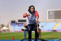 مدال برنز پرتاب کلاب برای پرستو حبیبی