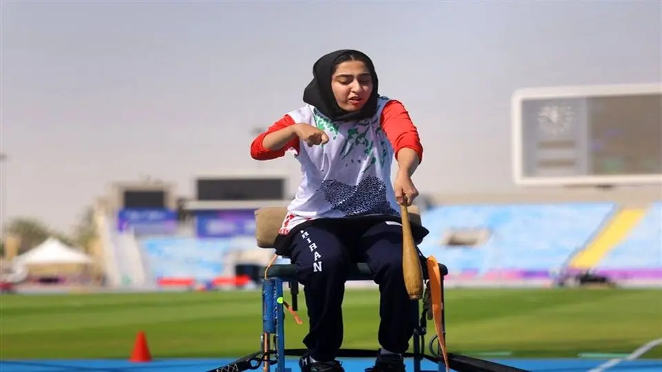 مدال برنز پرتاب کلاب برای پرستو حبیبی