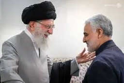 نقطه پایان/ ساعت ۱:۲۰ دقیقه لحظه شهادت سردار سلیمانی رهبر شهید به خاک سپرده شد