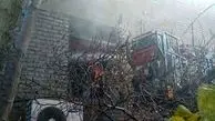 ۲ آتش‌نشان در حادثه خیابان امیرکبیر مصدوم شدند