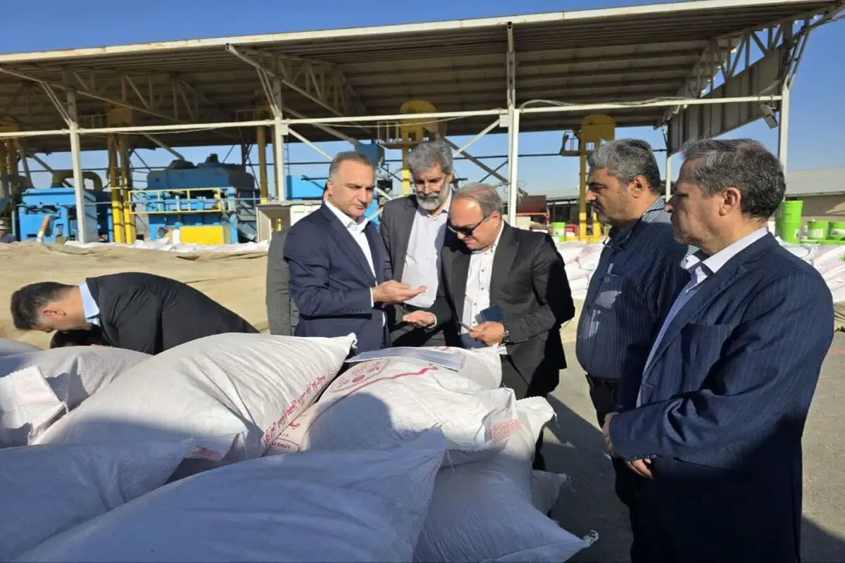 بازدید معاون وزیر جهاد کشاورزی از ایستگاه بذر نهران در همدان