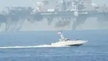 روزنامه سان: ایران فیلمی از هجوم پهپاد‌ها و قایق‌های تندروی خود به یک کشتی جنگی آمریکایی منتشر کرده
