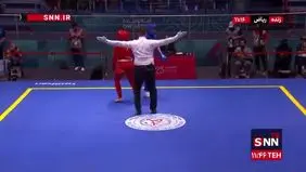 عرفان محرمی به فینال ووشو رسید + ویدیو