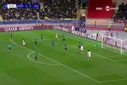 گل اول موناکو به پاری سن ژرمن+ ویدئو