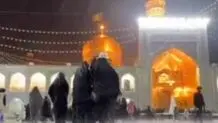 بارش باران در حرم امام رضا+ ویدئو