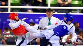 ساینا کریمی به نیمه نهایی تکواندو رسید

