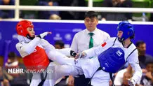 سانیا کریمی در ریاض فینالیست تکواندو شد + ویدیو